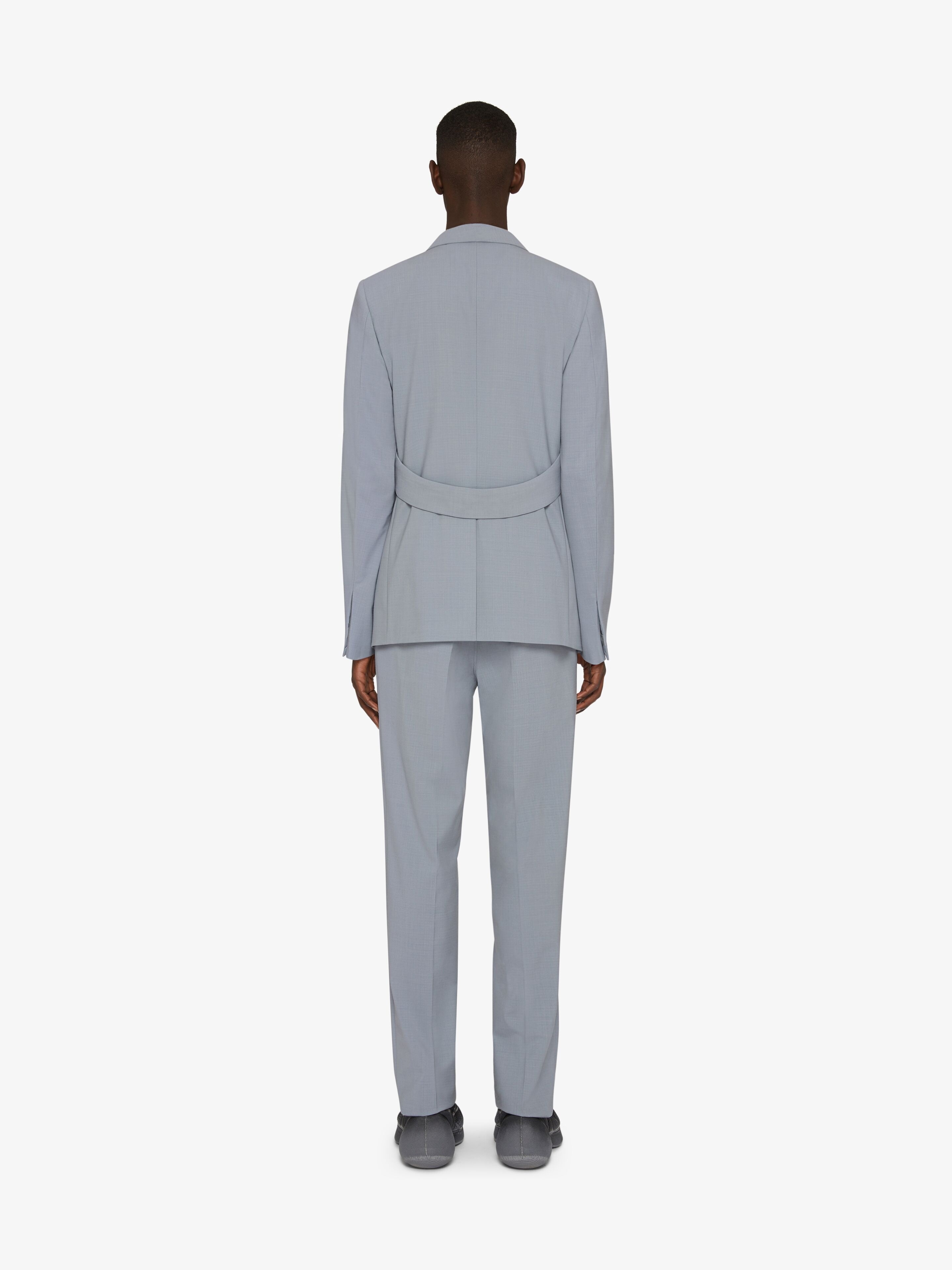 SLIM FIT PANTS IN WOOL - 4