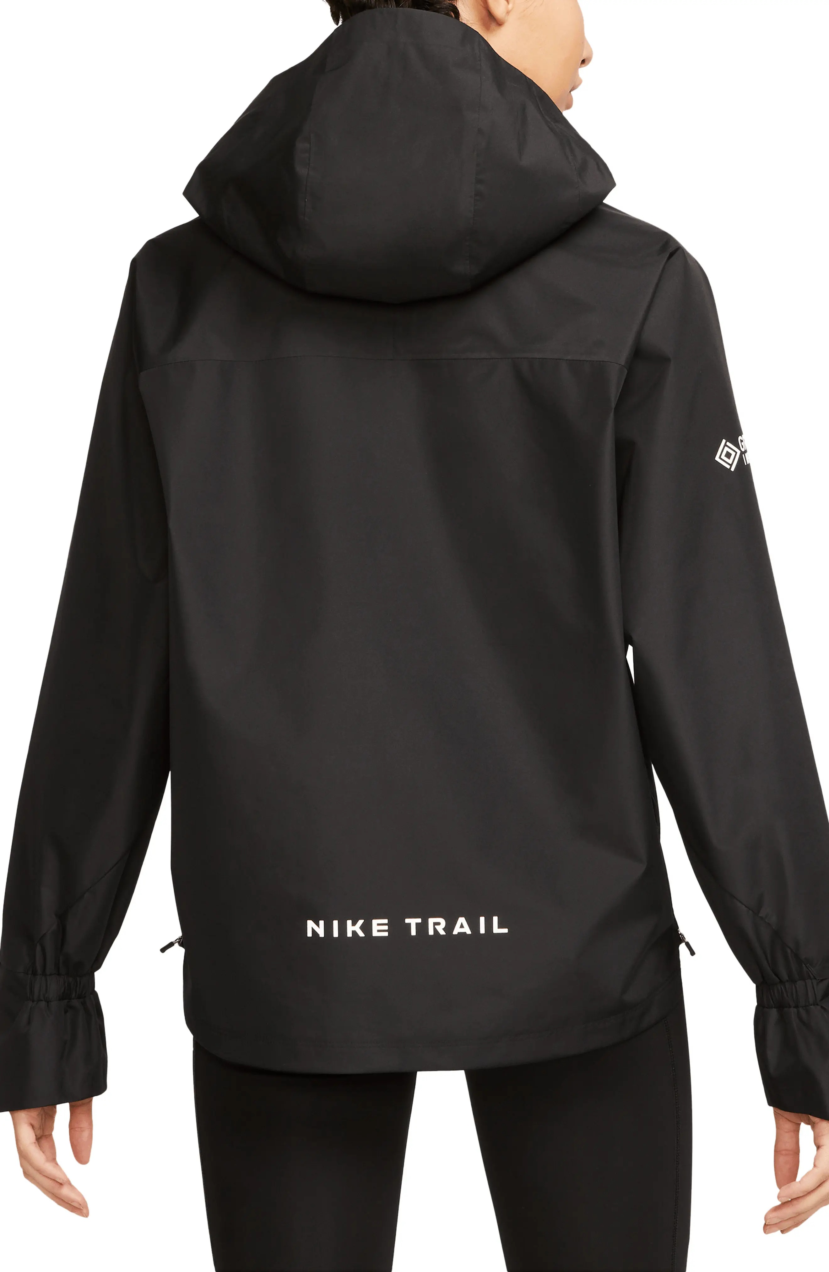 Gore-Tex Trail Running Jacket in Black/Smoke Grey/White - 2