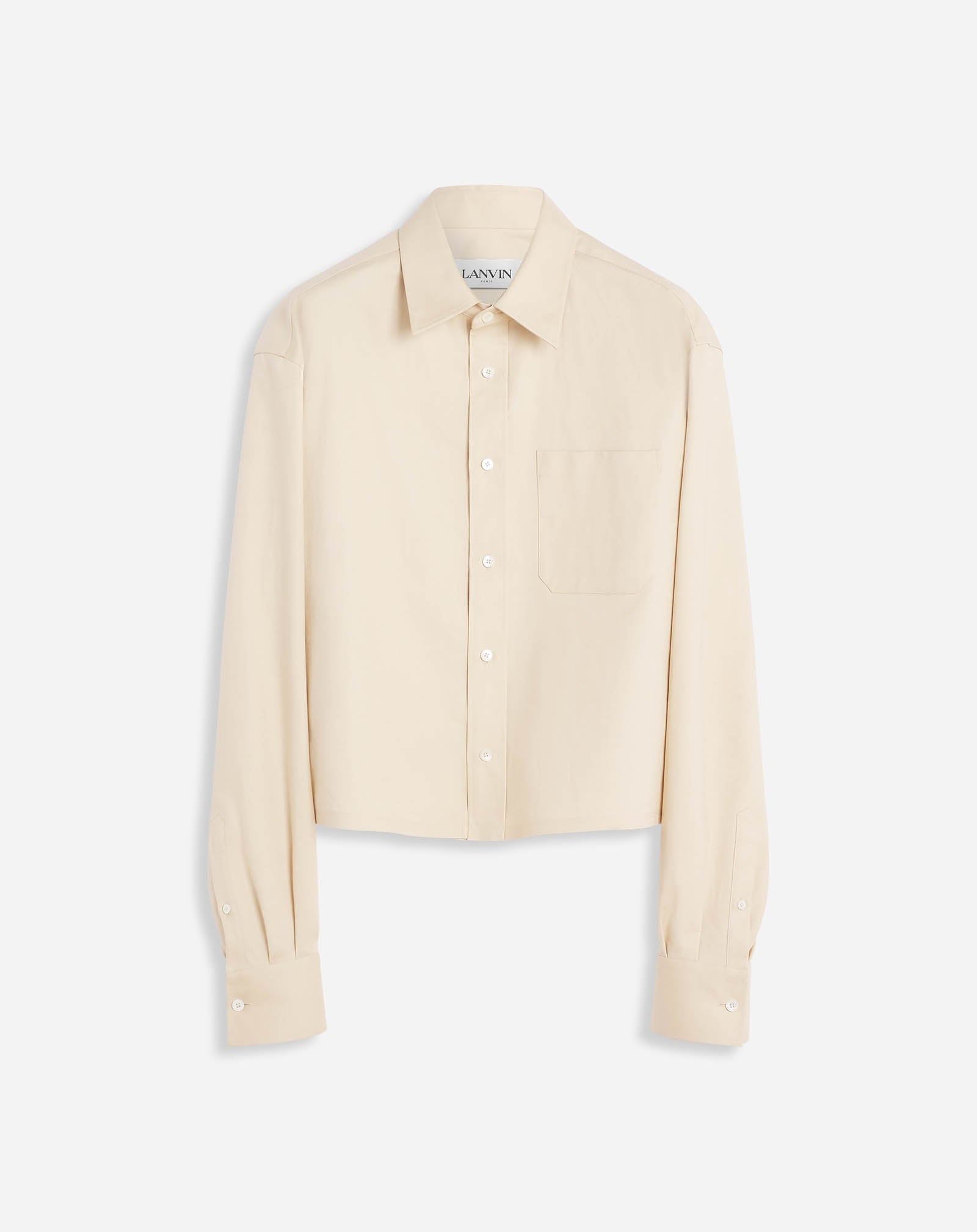 CROPPED LONG-SLEEVED SHIRT - 1