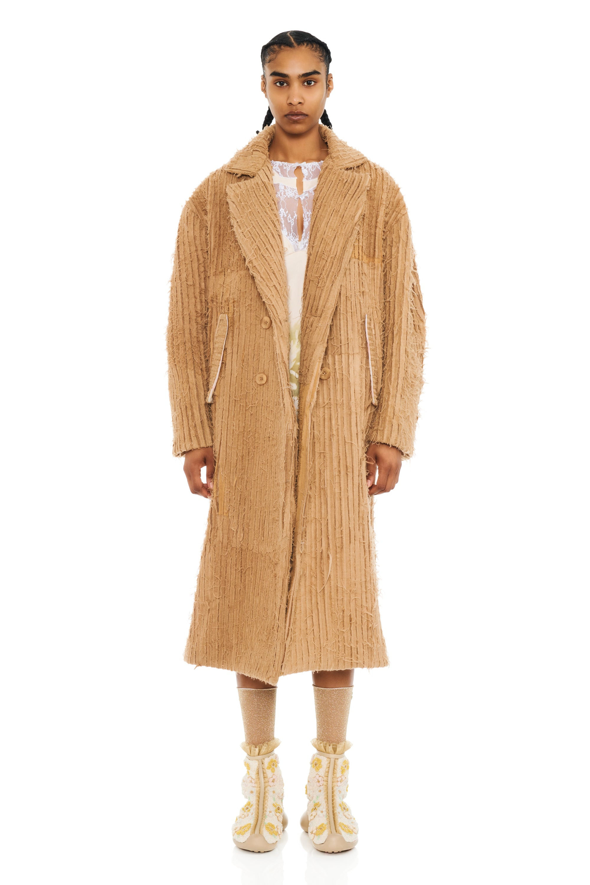 CAMEL PAW PAW COAT - 2