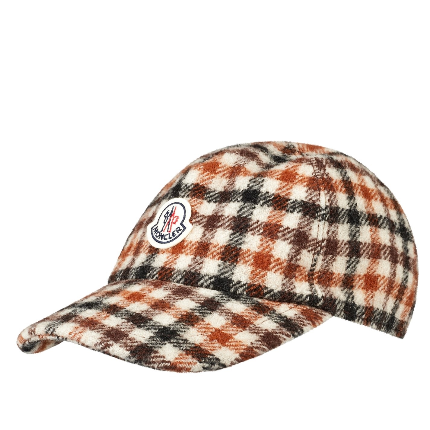 CHECKED WOOL BASEBALL CAP - 5