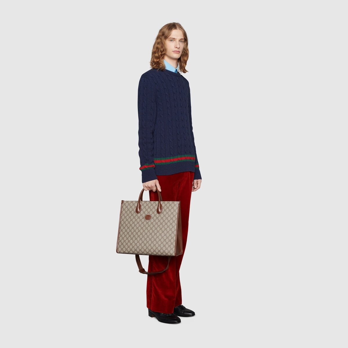 Medium tote with Interlocking G - 5