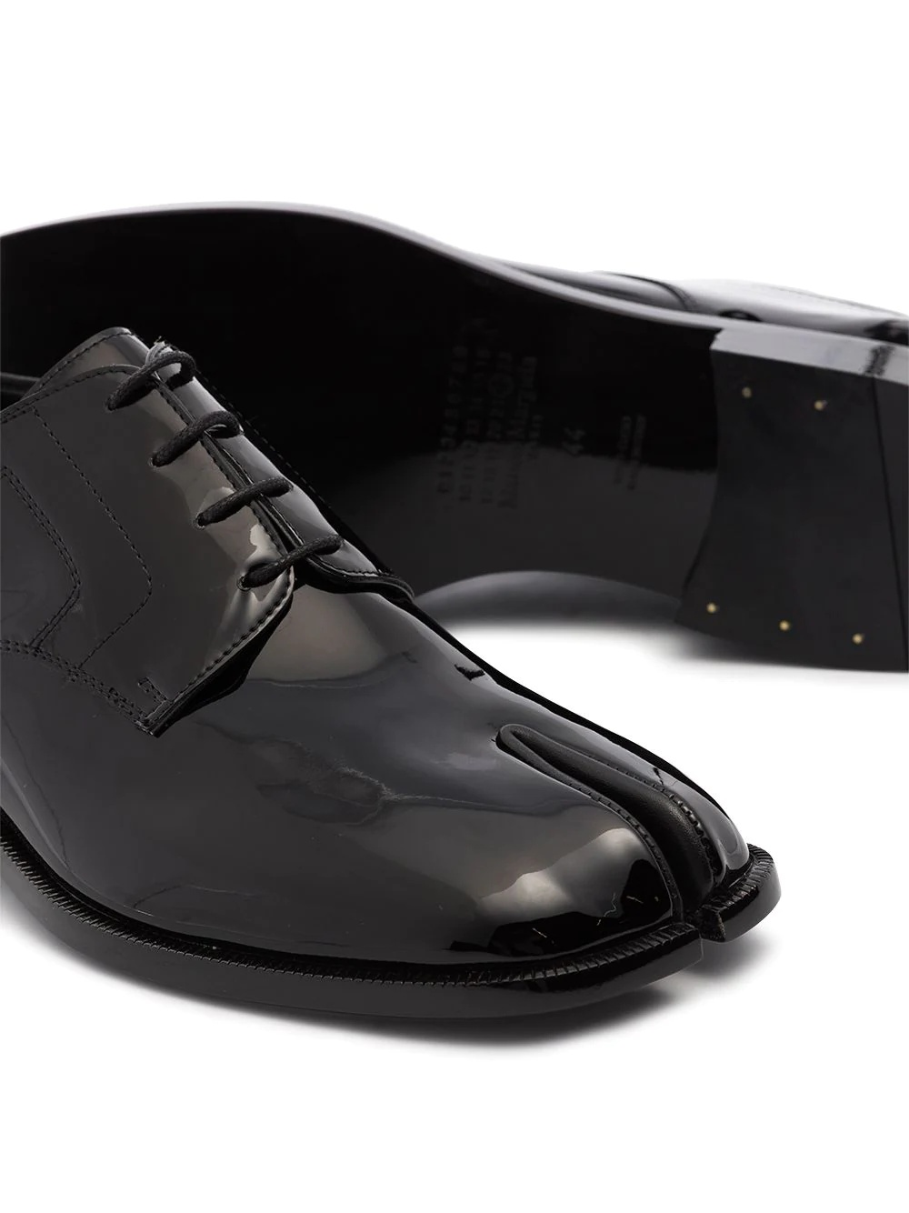 Tabi leather lace-up shoes - 2