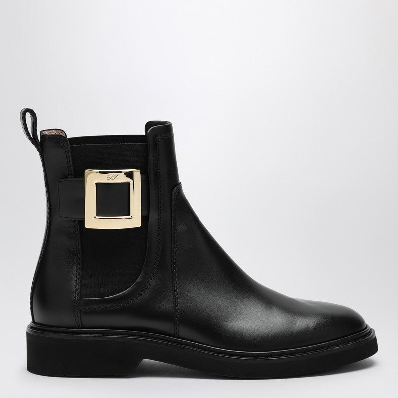 Roger Vivier Black Viv Rangers Low Boots Women - 1