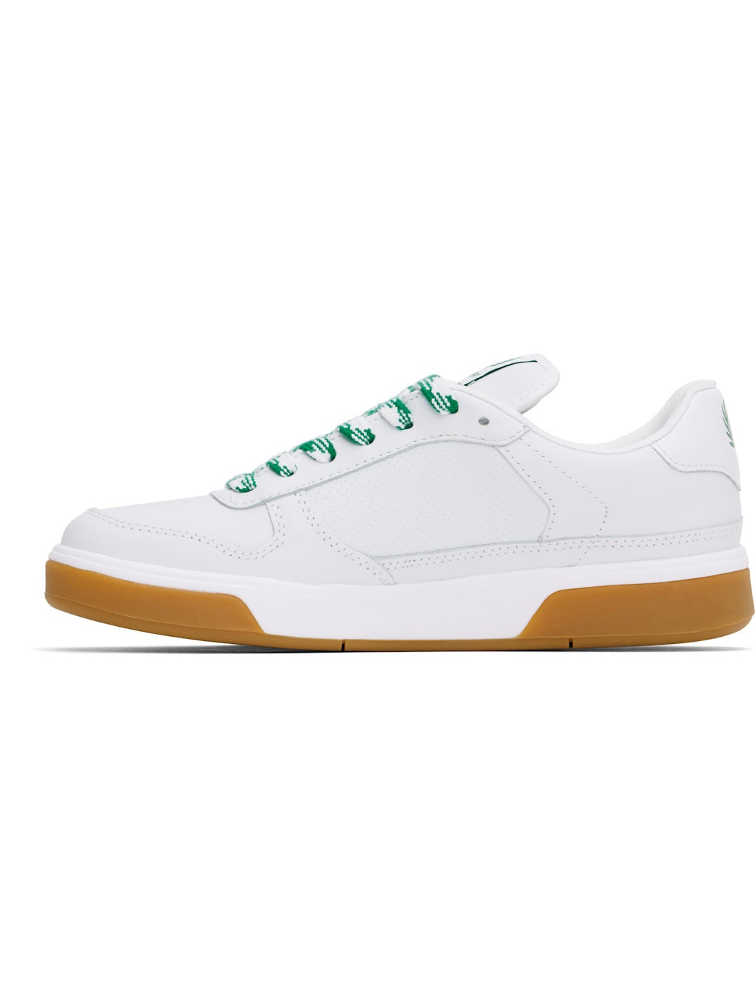 White & Green B300 Sneakers - 3