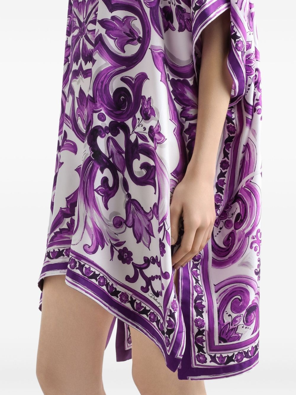 graphic-print mini dress - 4