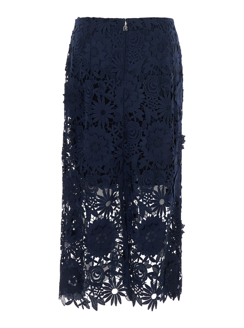 Rotate Women 3D Lace Pencil Skirt - 2
