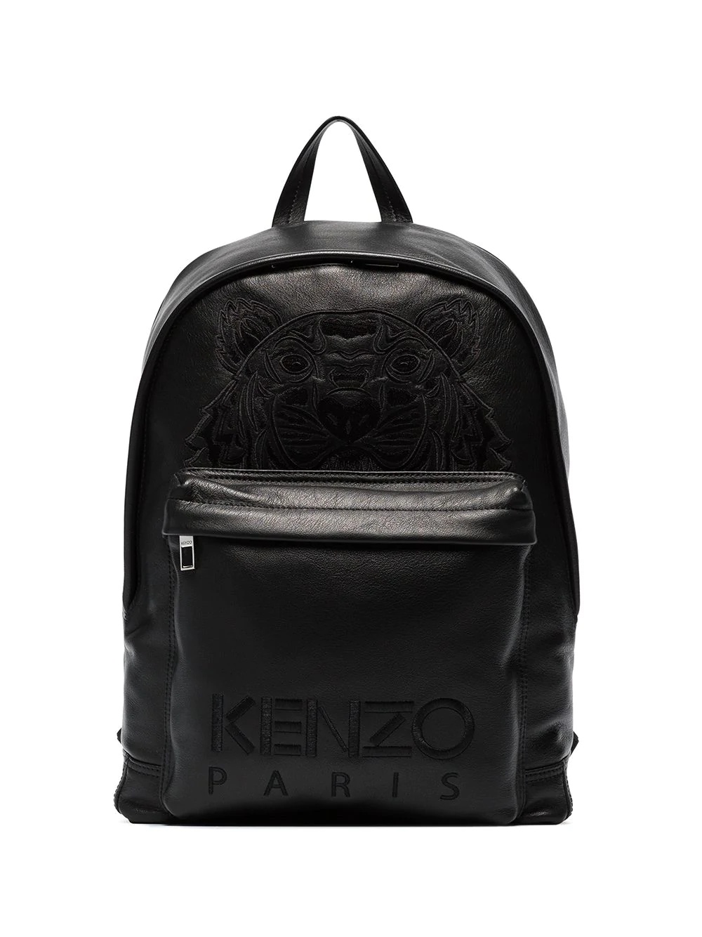 logo-embroidered backpack - 1