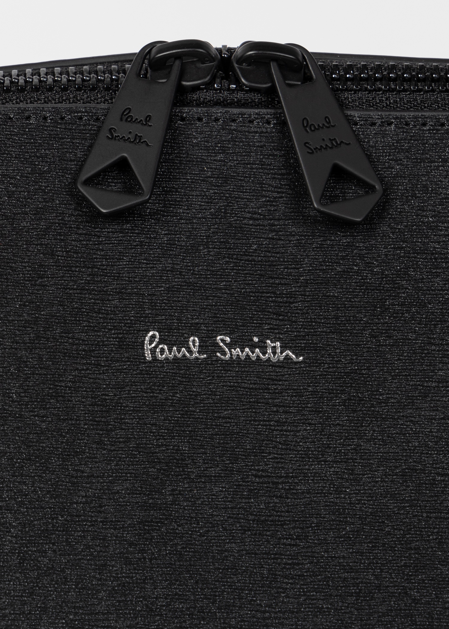 Black Grained Leather Holdall Bag - 3