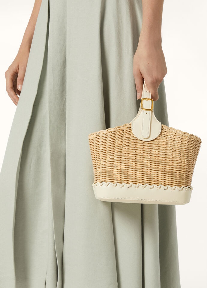 Bobbin Bucket bag wicker - 1