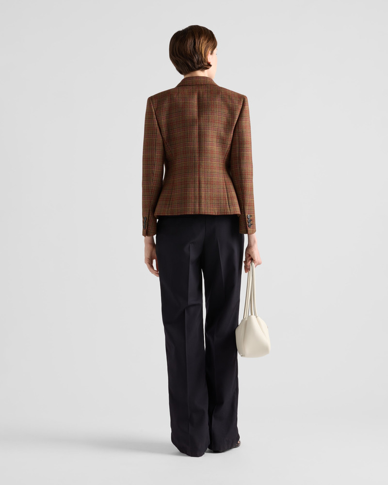 Single-breasted Prince of Wales checked jacket 5