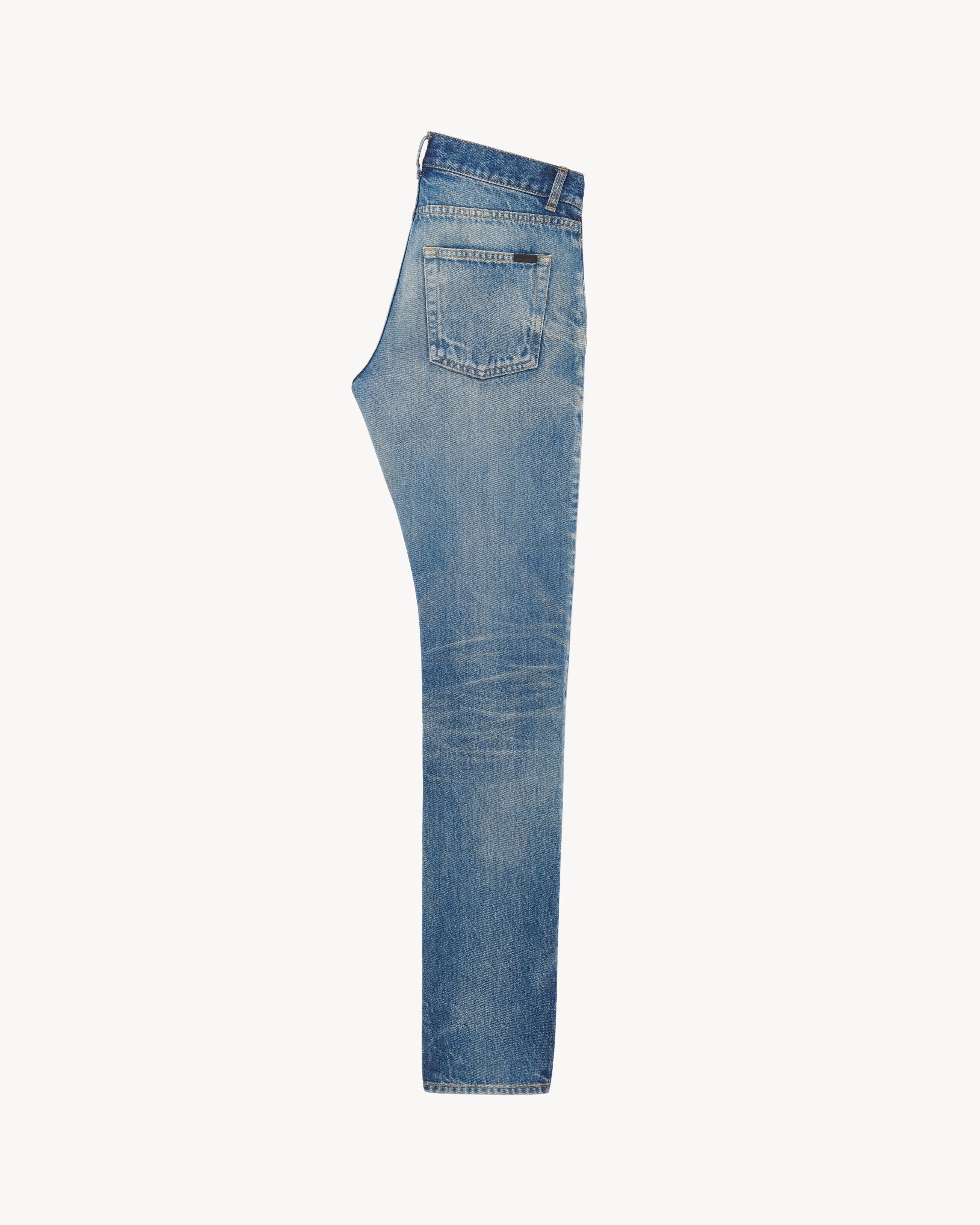 slim-fit jeans in hydrangea blue denim - 2