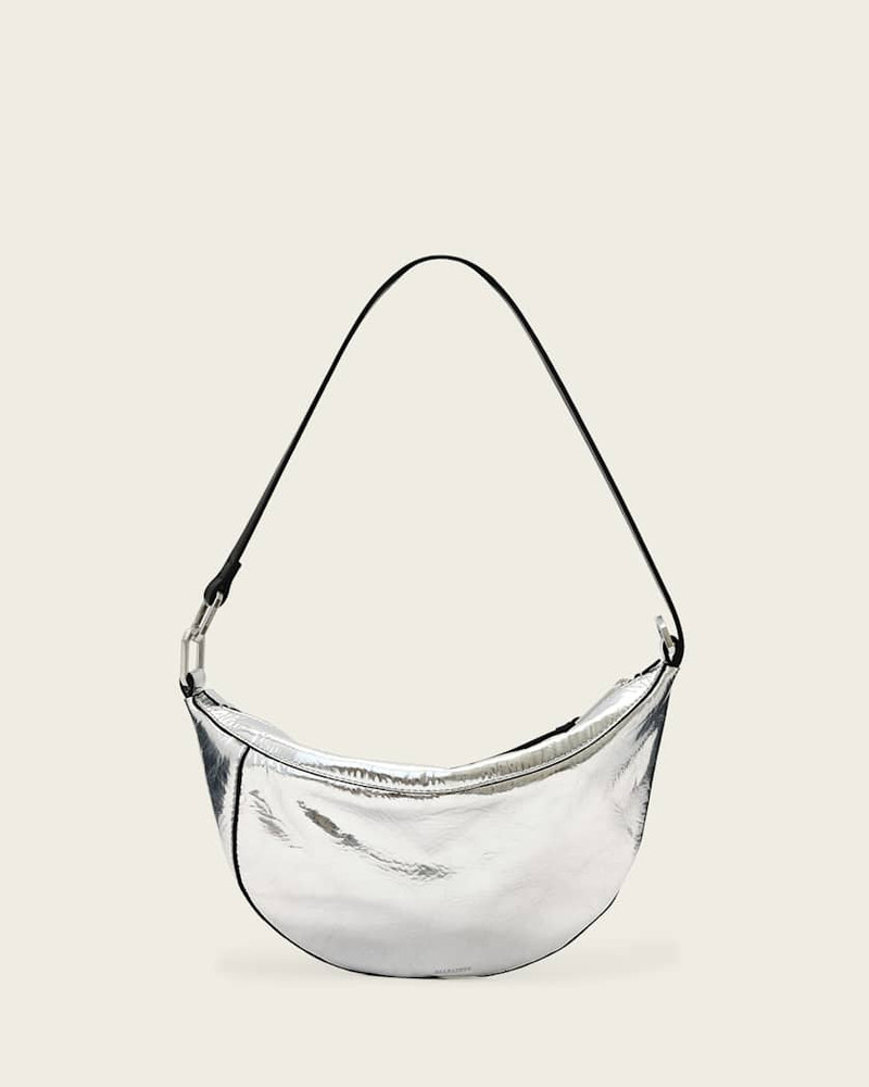 LUNA METALLIC LEATHER SHOULDER BAG 1