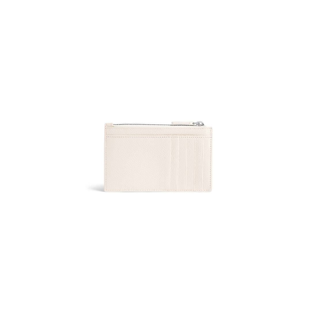 Men's Cash Large Long Coin And Card Holder in Light Beige - 3