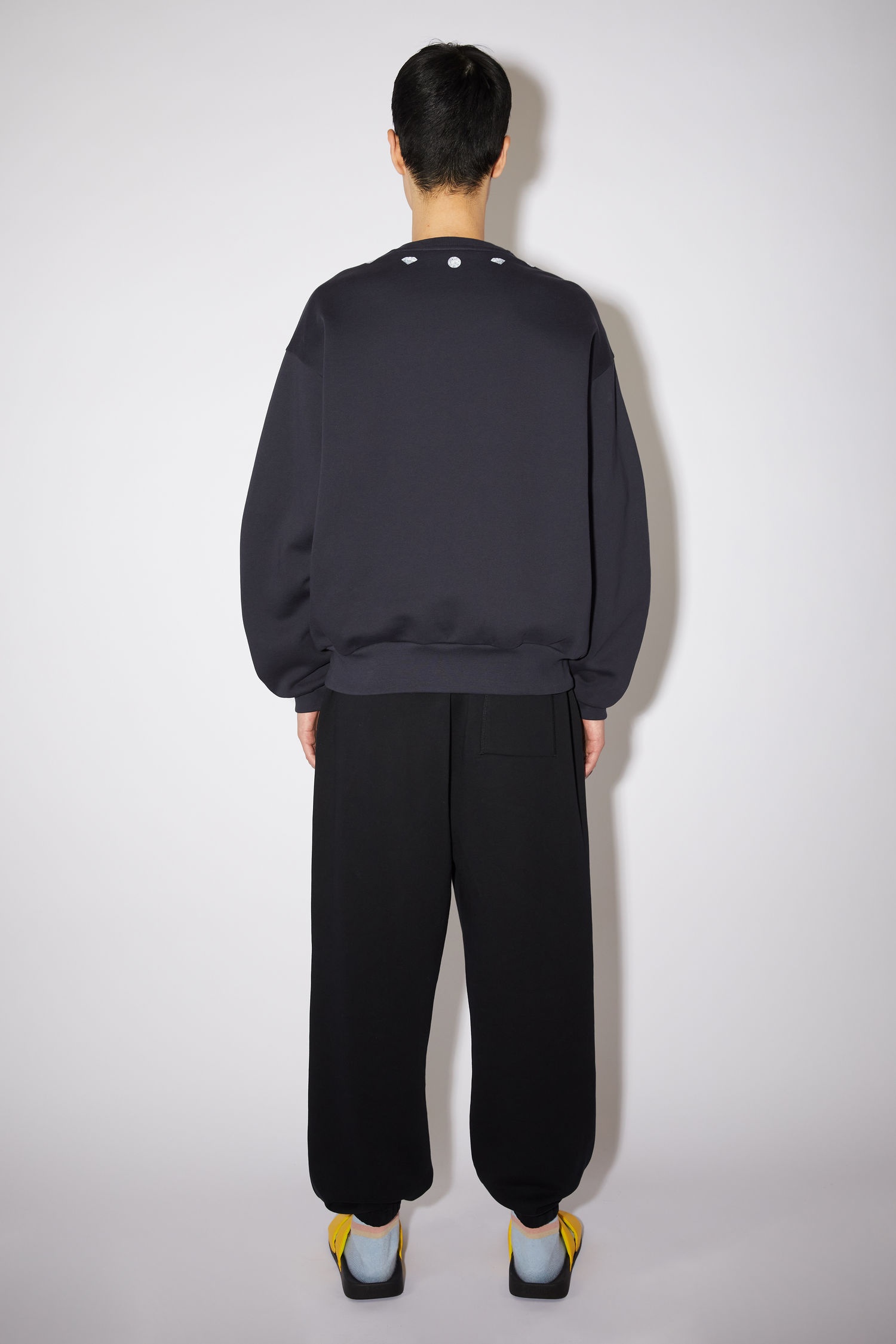 Relaxed sweatshirt - Navy - 3