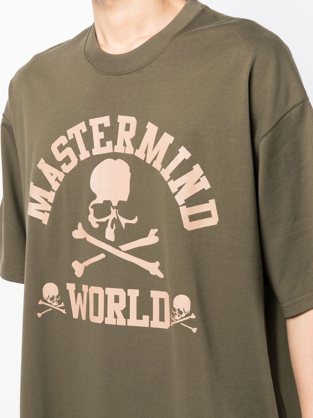 logo-print crew-neck T-shirt - 5