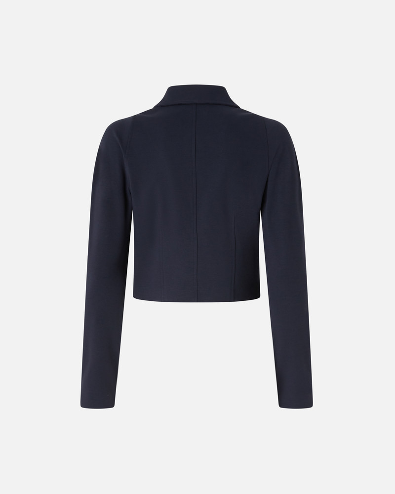 PINKO SHORT FULL MILANO-KNIT TECHNICAL FABRIC JACKET outlook