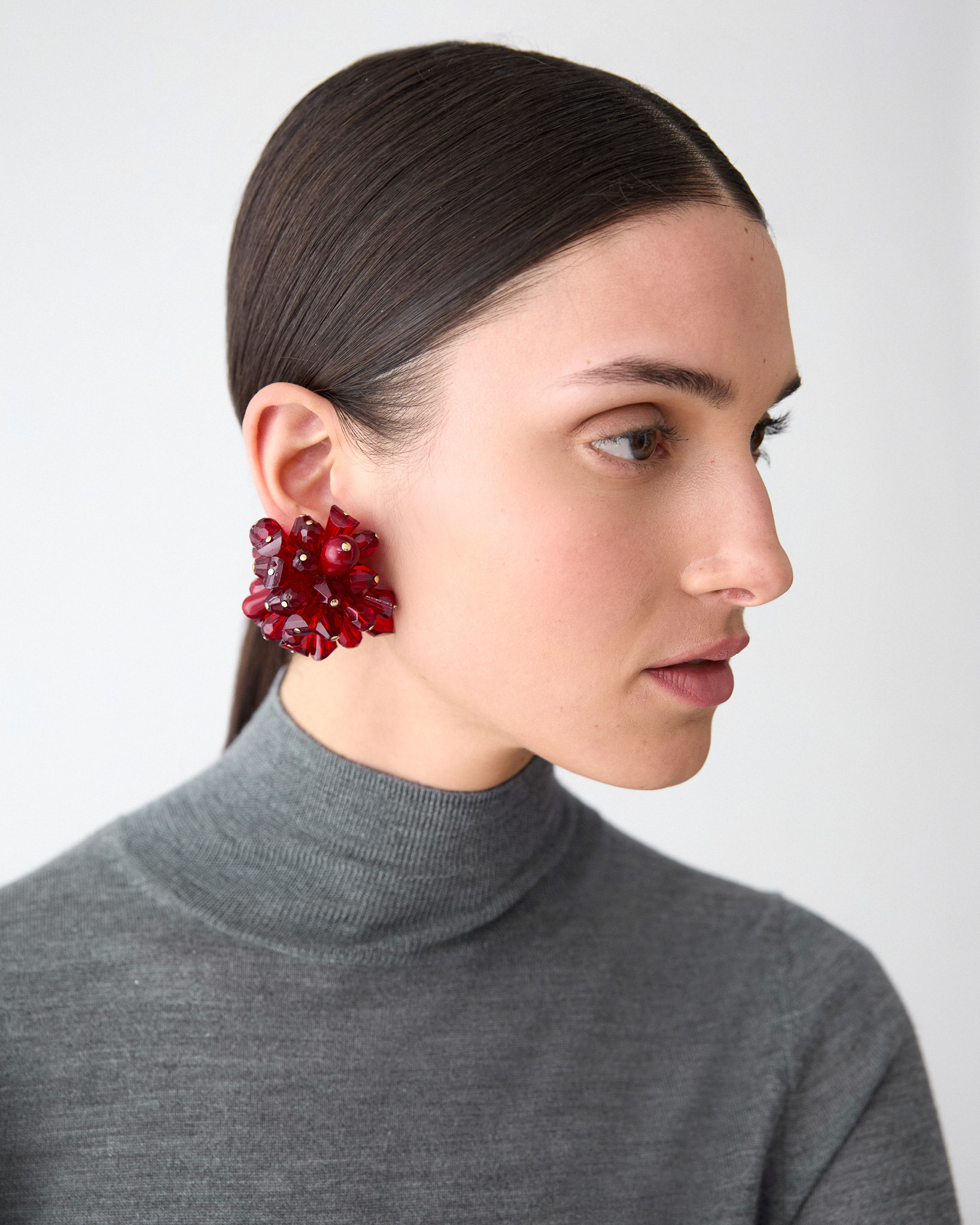 Crystal Cluster Earrings - 2