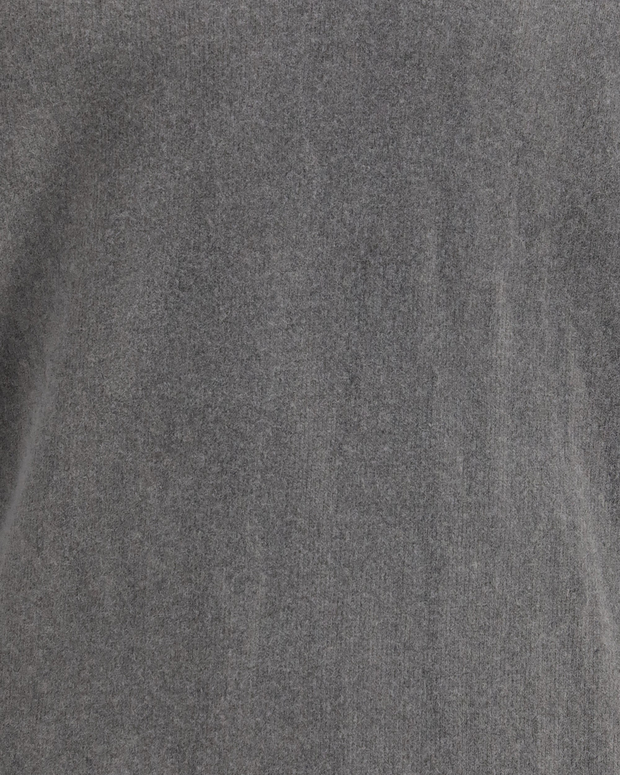V neck Grey Sweater - 3