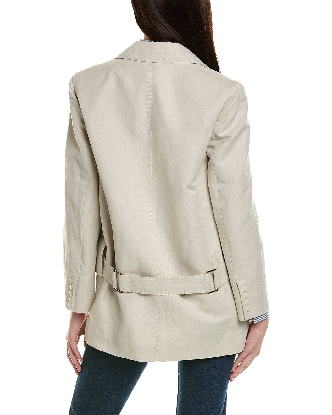 Max Mara Mosa Linen-Blend Jacket - 2
