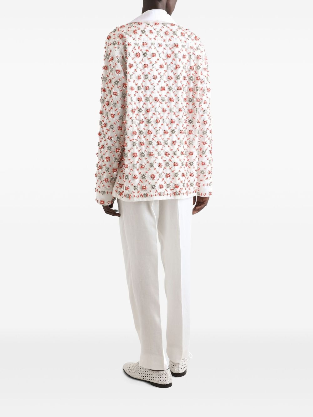 folded-edge trousers - 3