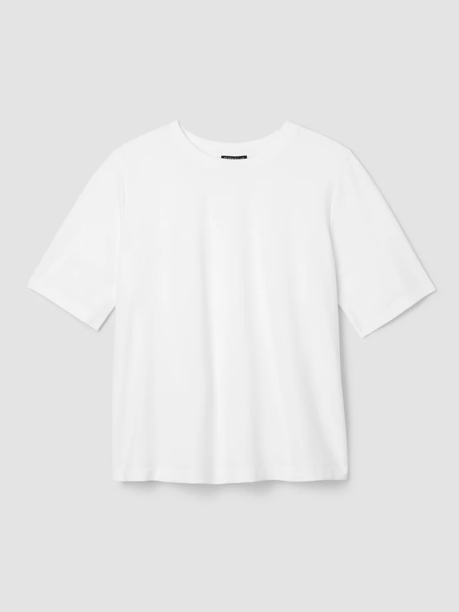 Extra-Fine Ponte Crew Neck Tee - 1
