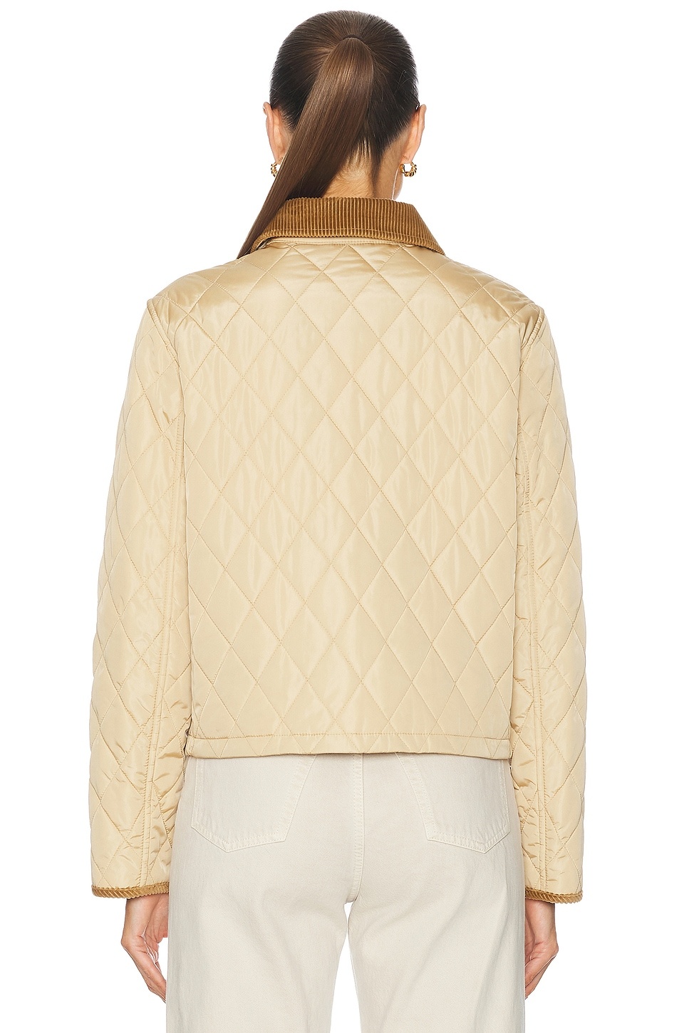 Cropped Quilted Jacket - 4