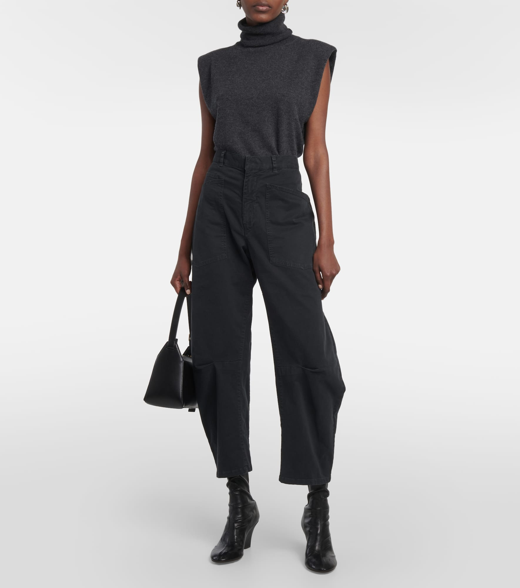 Shon cotton twill pants - 2