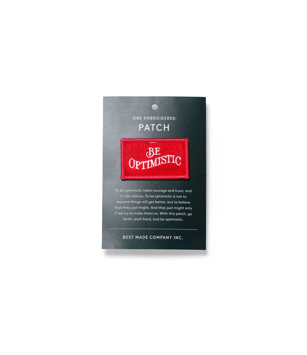 Be Optimistic Patch - 1