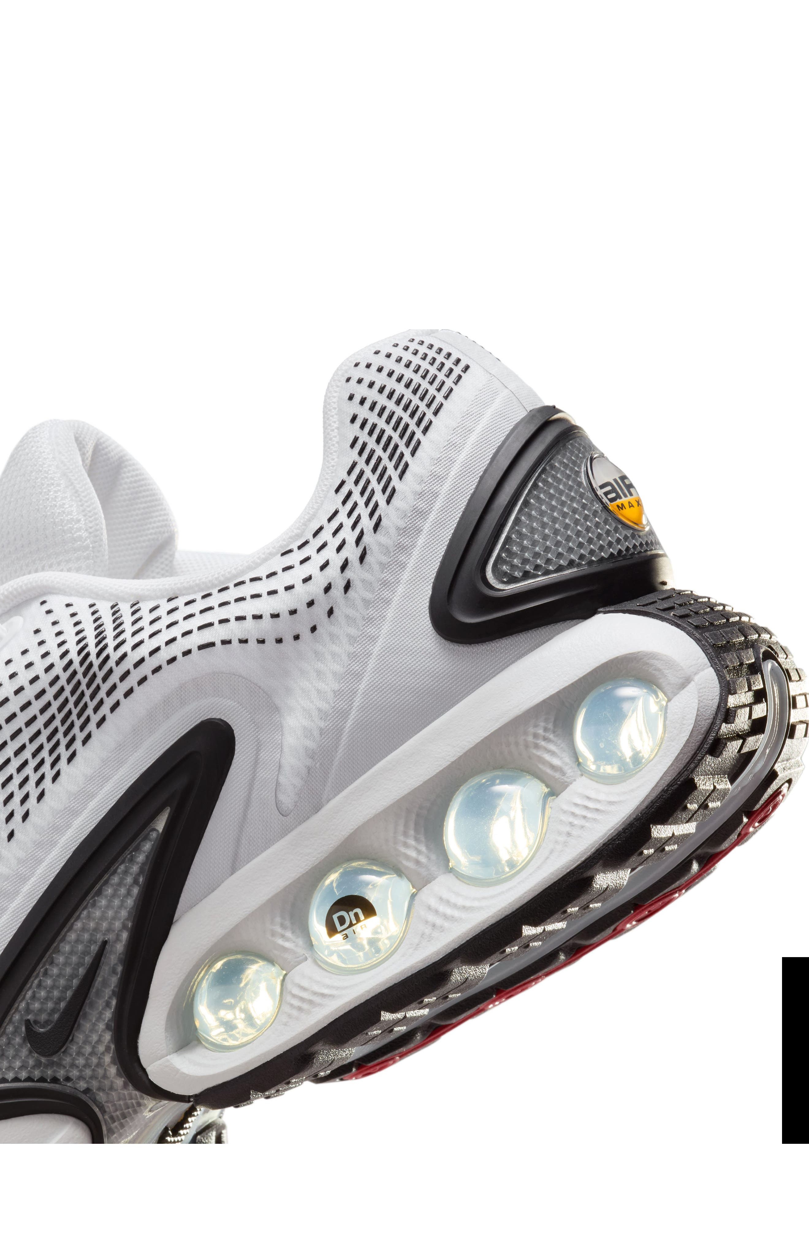 Nike Air Max Dn Sneaker in White/Black/Photon Dust at Nordstrom - 7