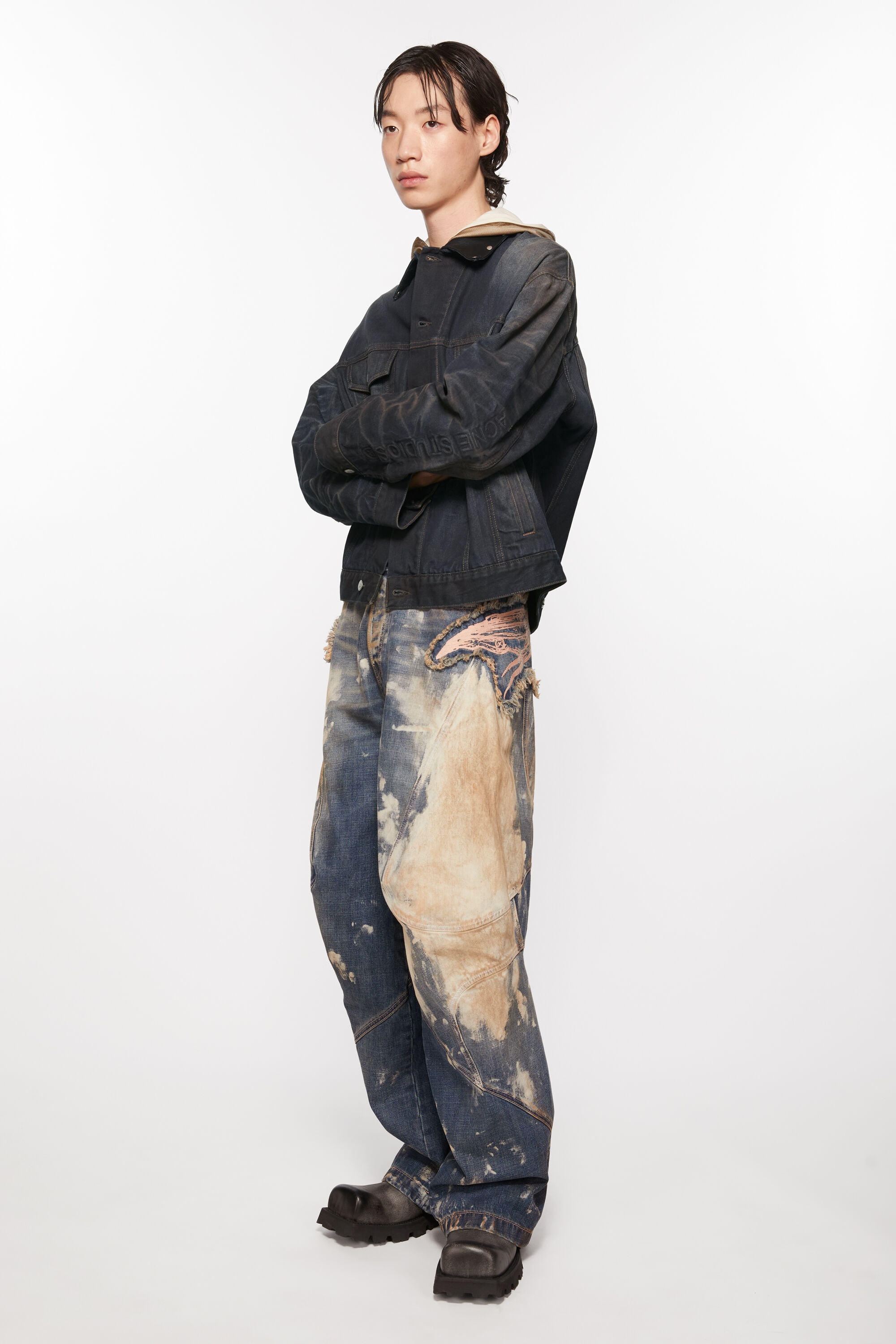 Denim jacket - Oversized fit - Dark Blue - 5