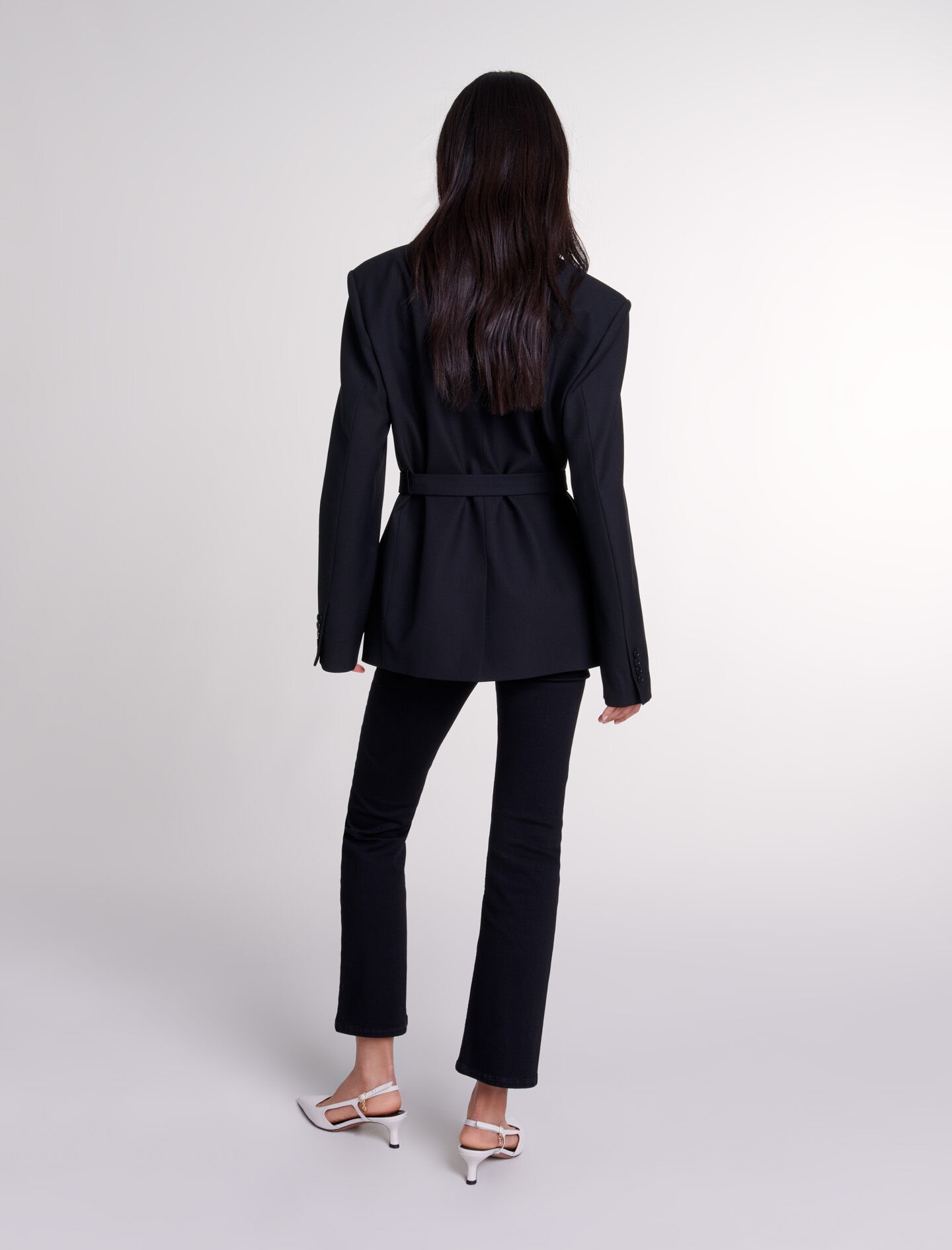 Belted suit jacket - 4