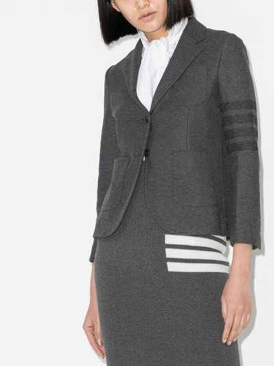 Thom Browne 4-Bar cropped blazer outlook