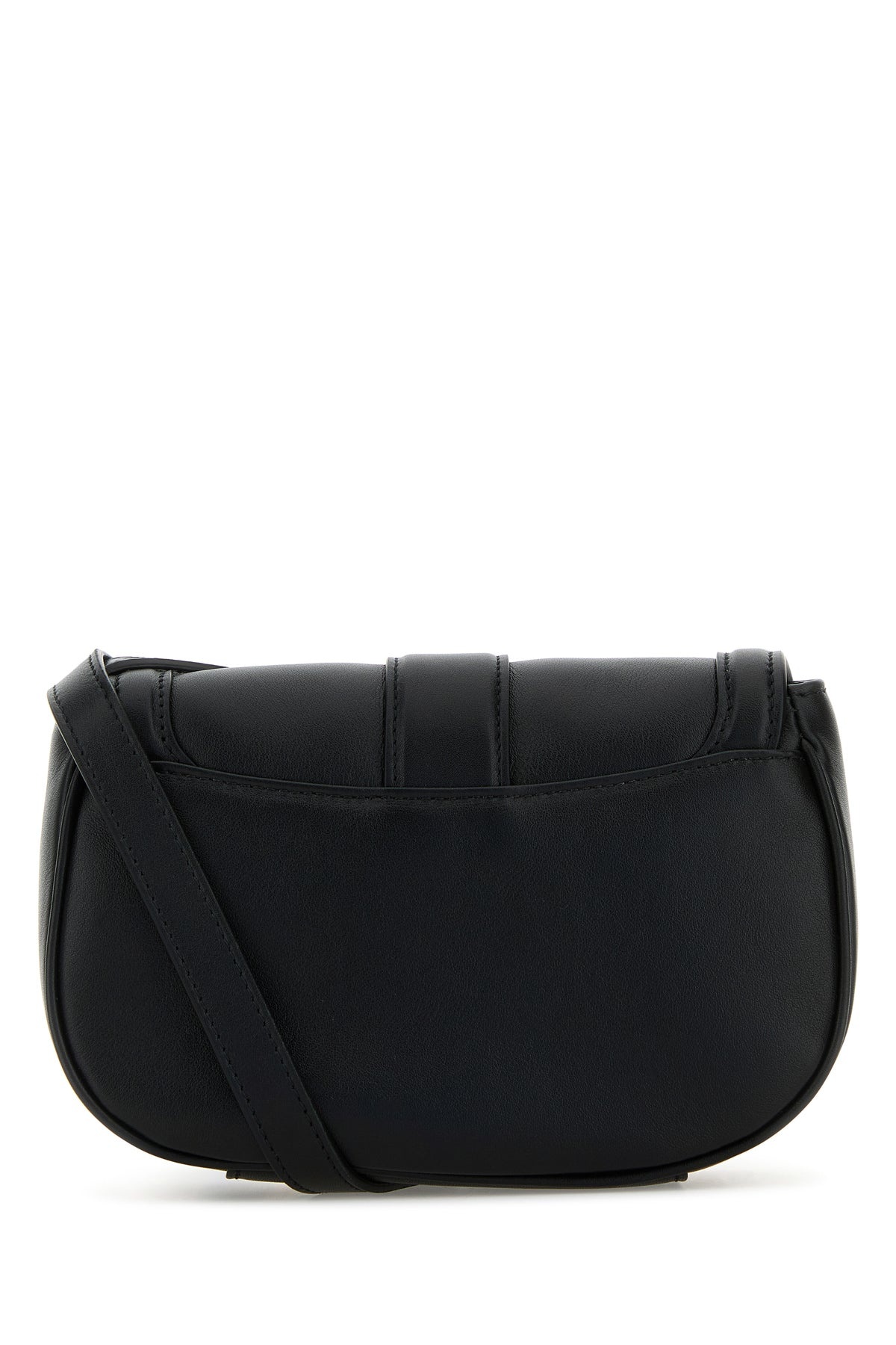 Black leather mini Satchel crossbody bag - 3