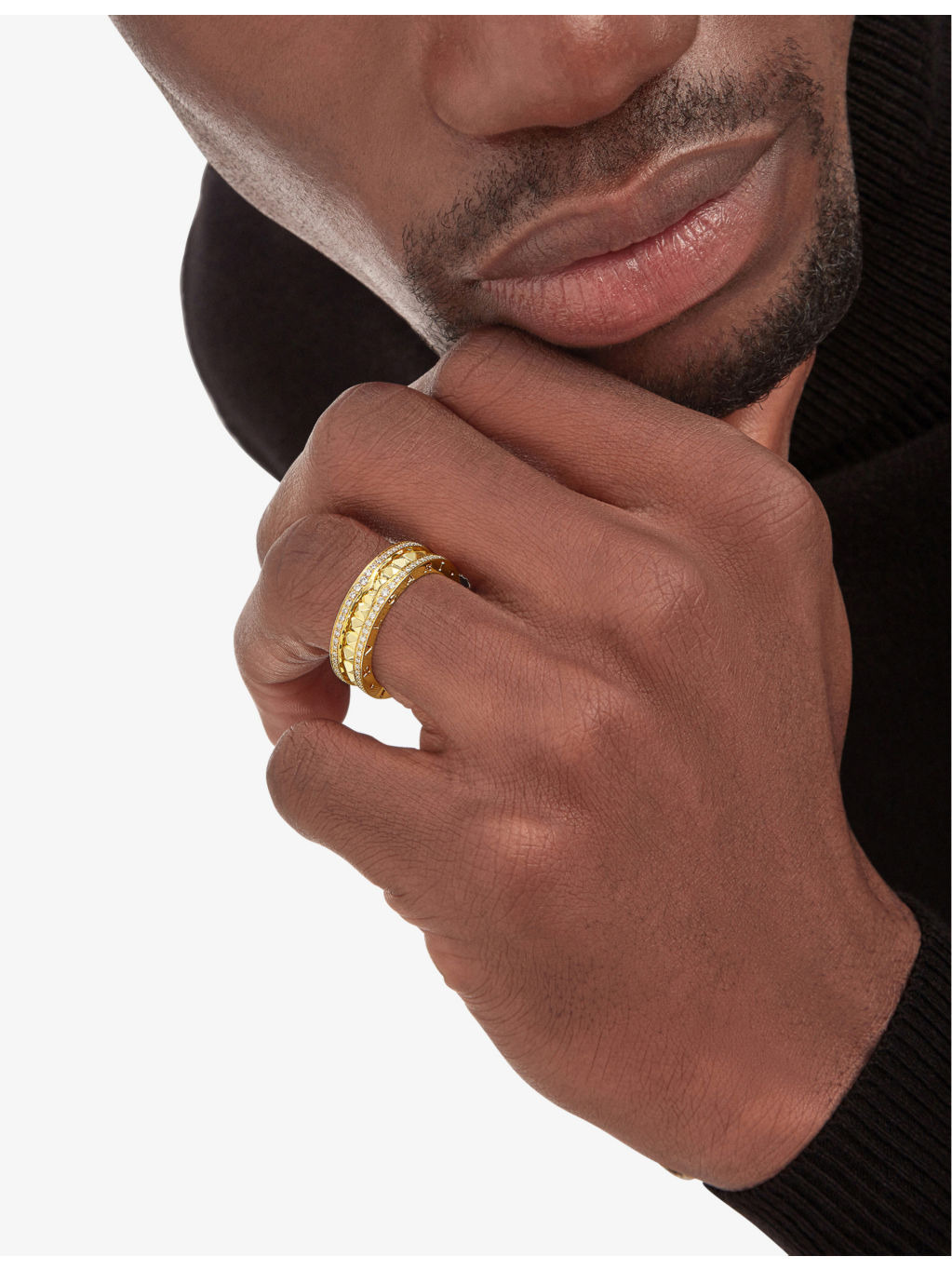 B.zero1 18ct yellow-gold and 0.51ct brilliant-cut diamond ring - 6