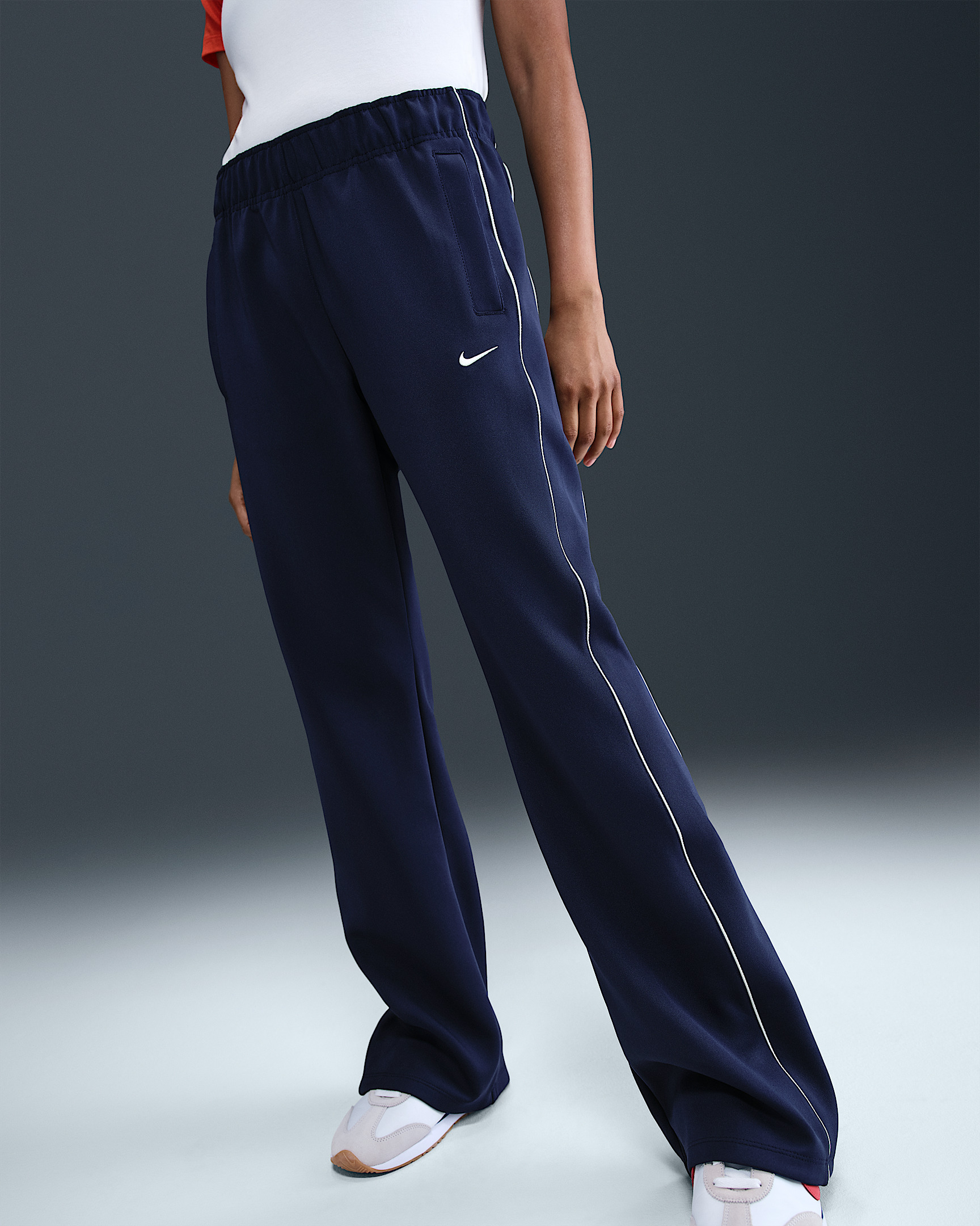 Nike Sportswear Windrunner Women's Mid-Rise Slim Knit Pants - 2