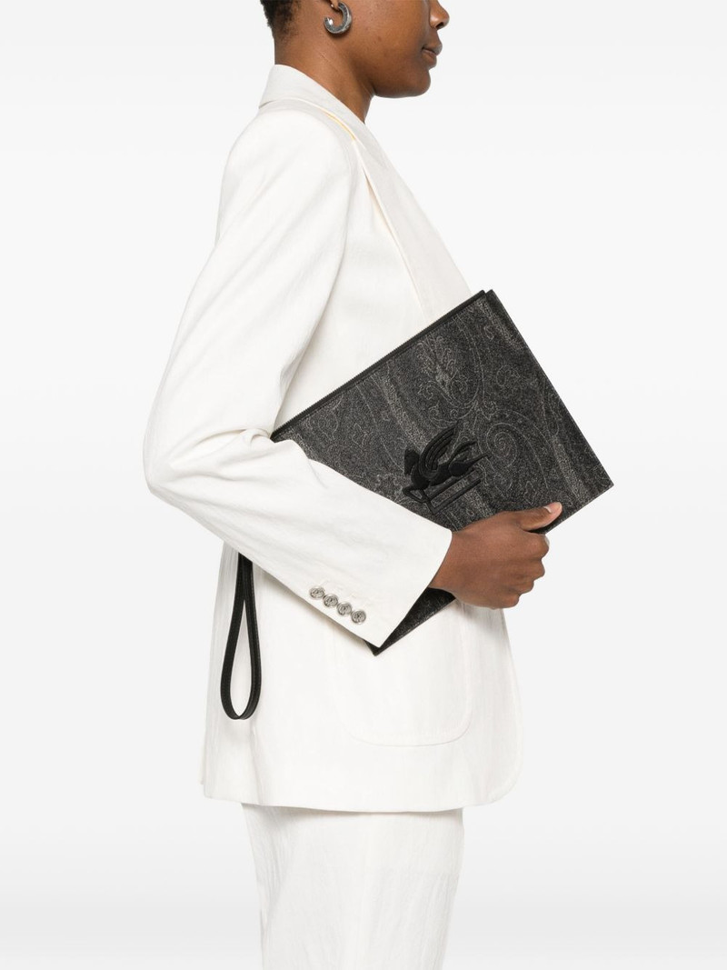Etro paisley-print clutch bag outlook