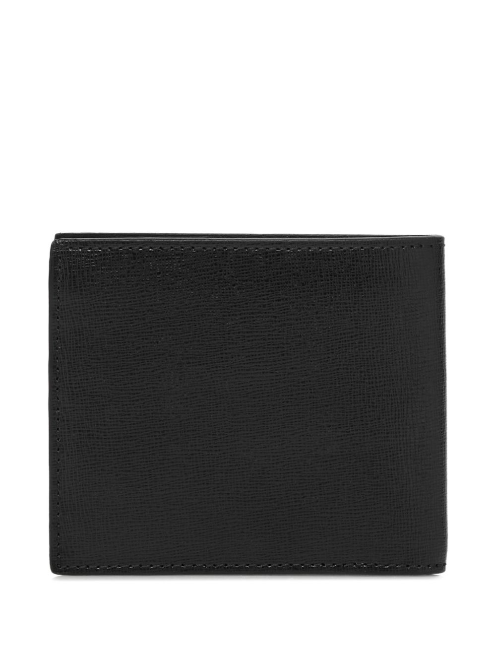 logo-detail leather wallet - 2