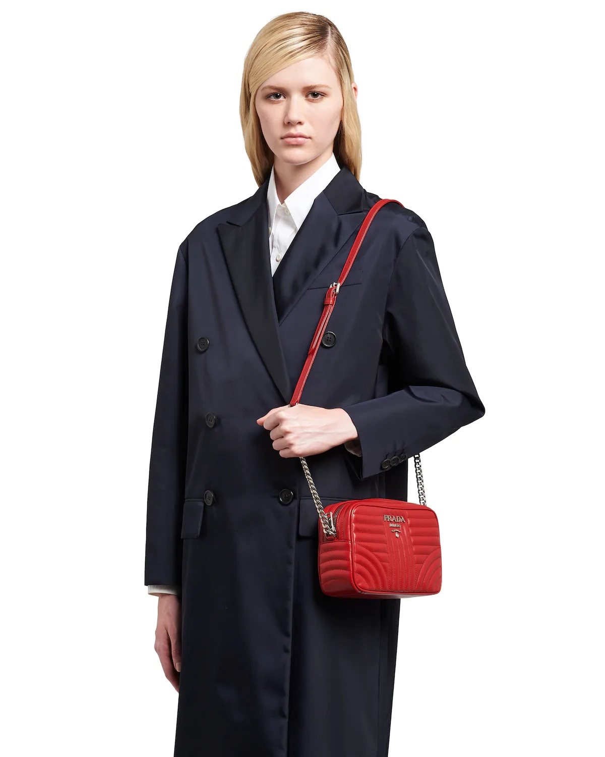 Leather Prada Diagramme Bag - 2