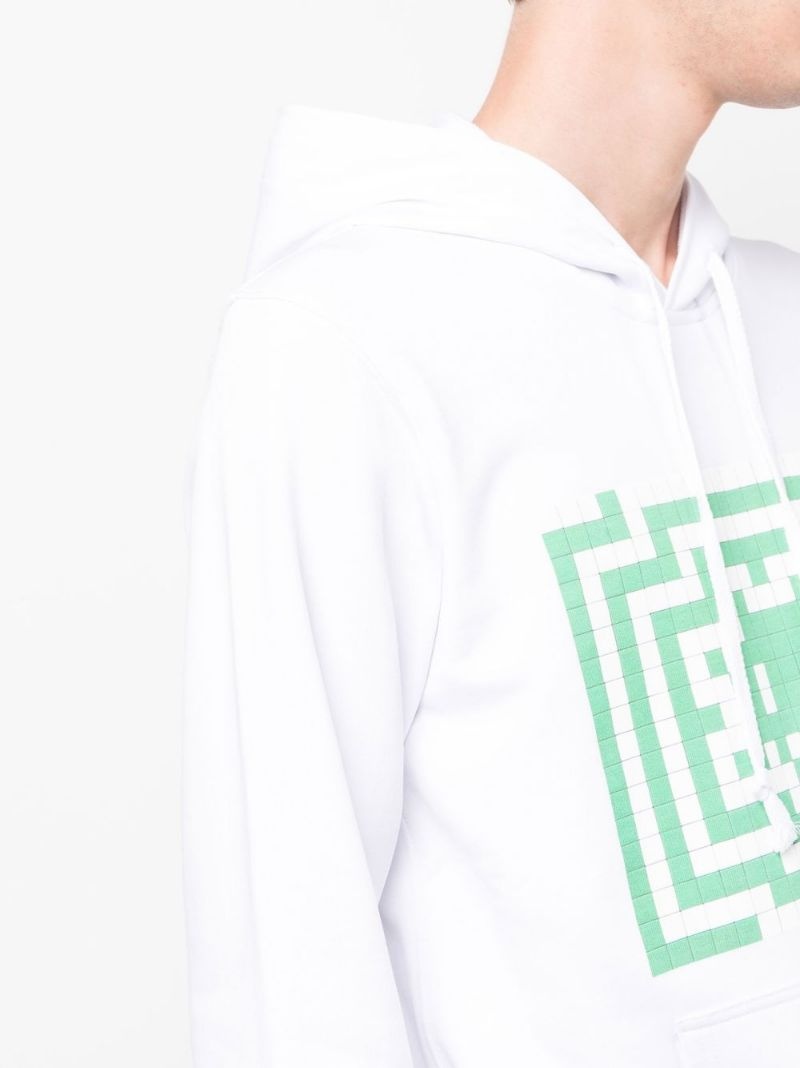 graphic drawstring hoodie - 7