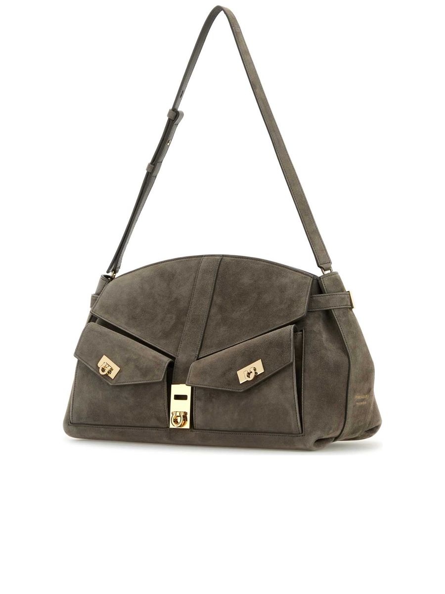 Suede Shoulder Bag - 2