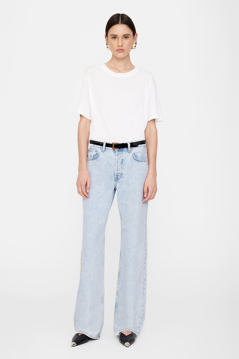 ANINE BING Hugh Jean - Bleached Blue outlook