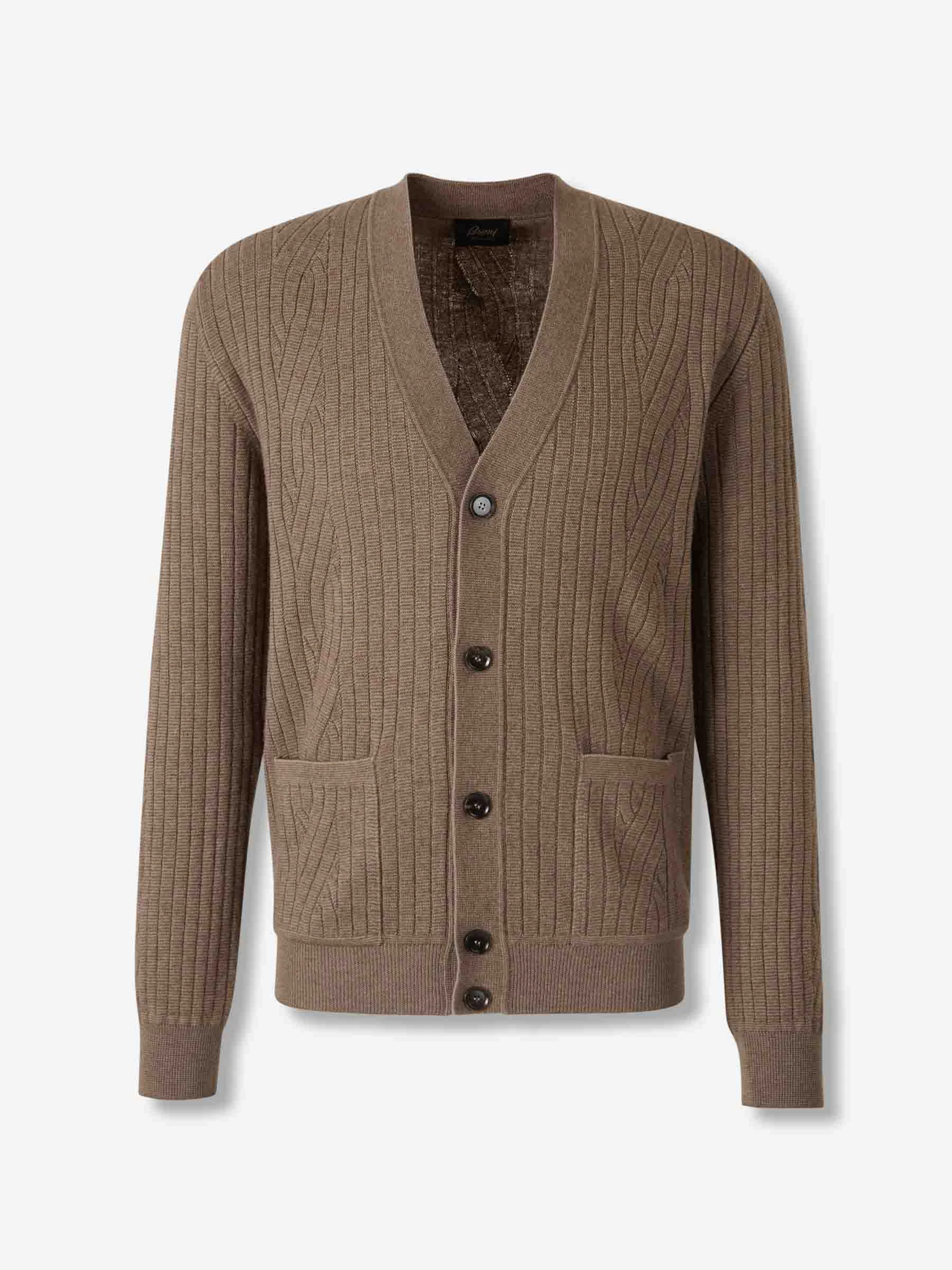 WOOL KNIT CARDIGAN - 1