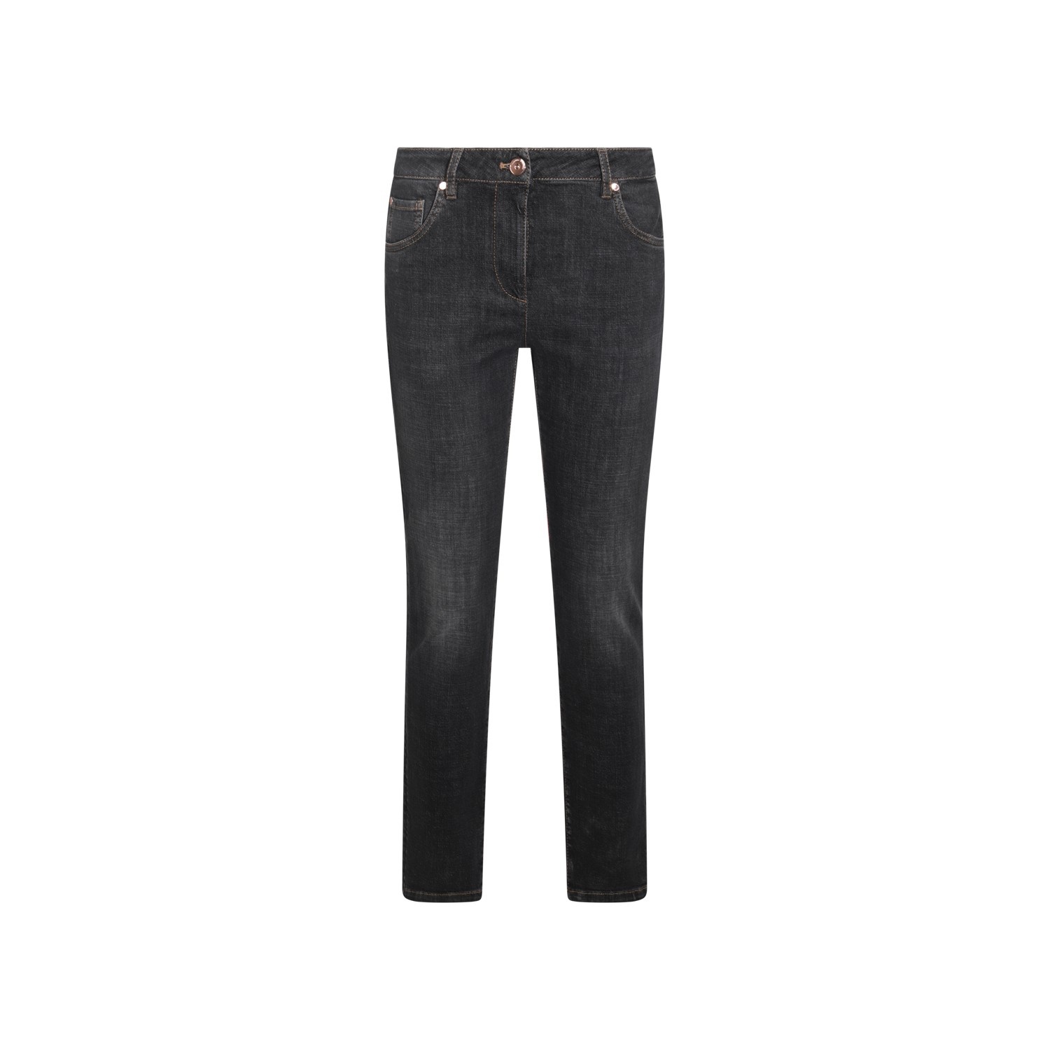 デニム・ジーパン BRUNELLO CUCINELLI Woman Jeans Black MP065P5679 C8341 Women's jeans - Designer denim collection | Brunello Cucinelli