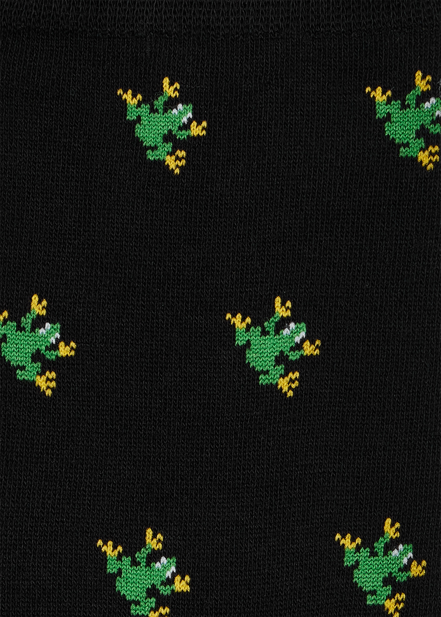 Black Cotton 'Frog' Socks - 3