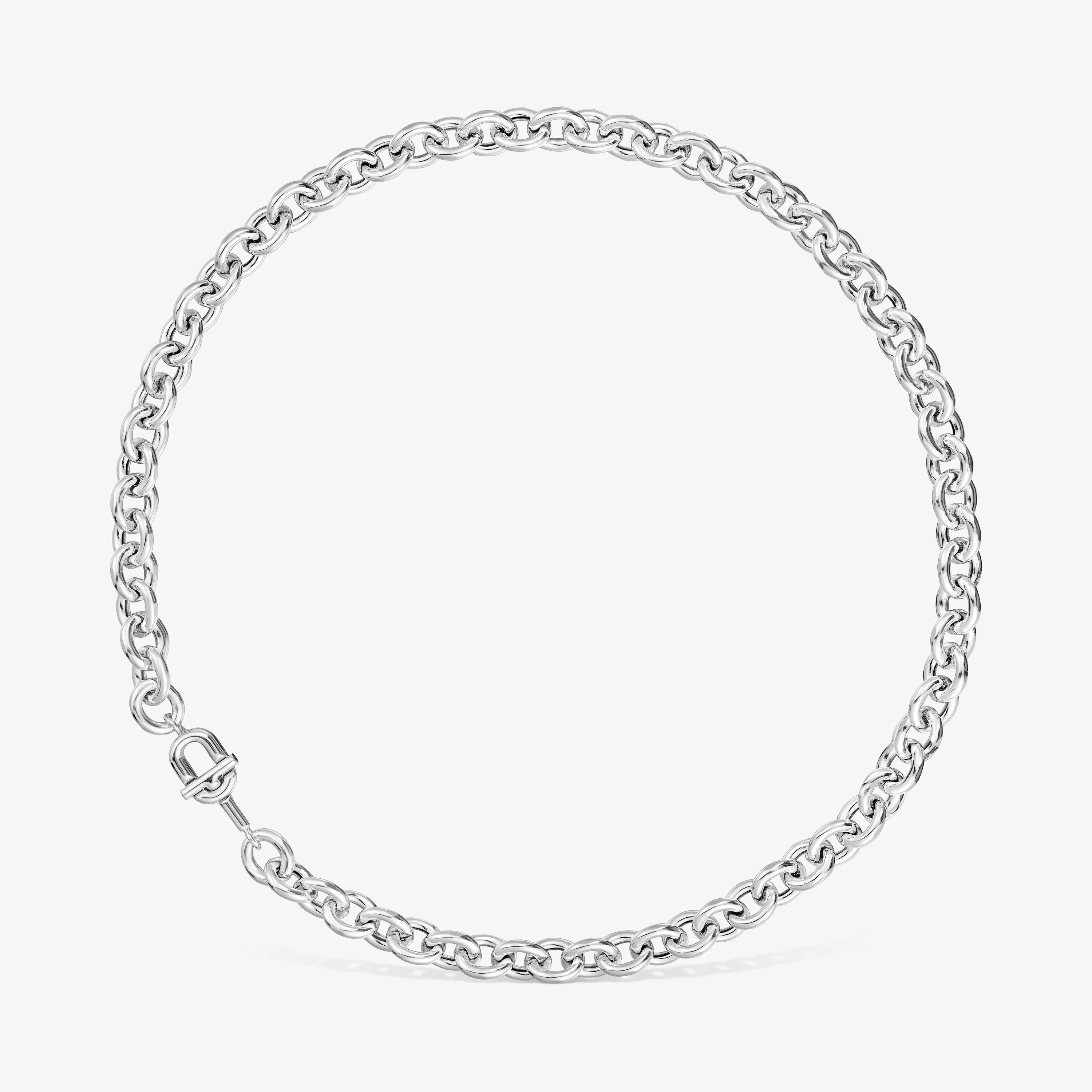 Short 45 cm silver Necklace TOUS MANIFESTO - 1