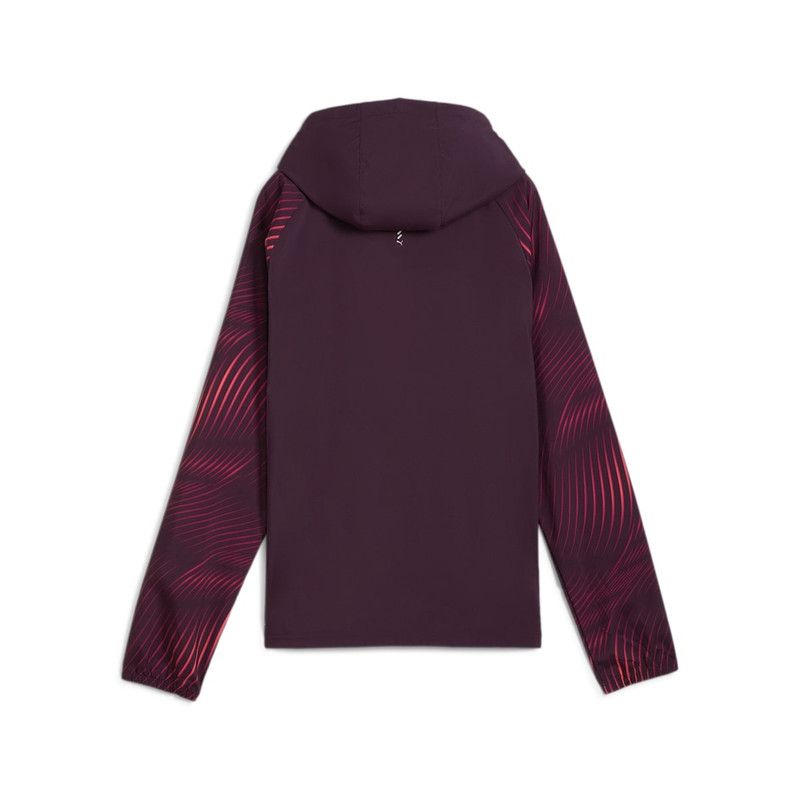 PUMA (WMNS) PUMA Favourite Velocity Printed Woven Running Jacket 'Midnight Plum' 524035-44 outlook