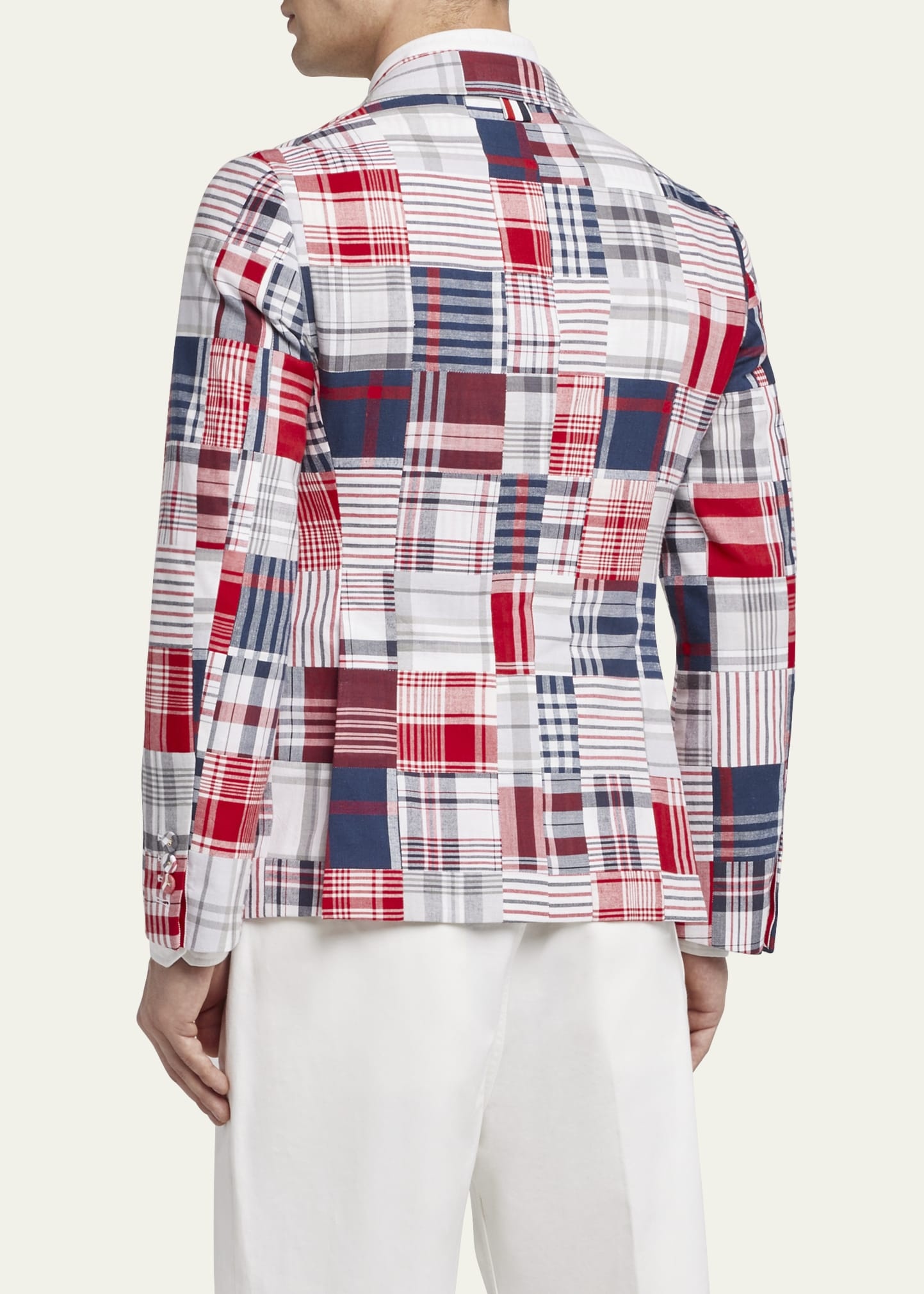 Men's Patchwork Sport Coat - 3