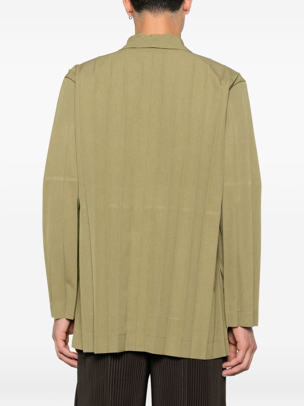 pleated blazer - 4