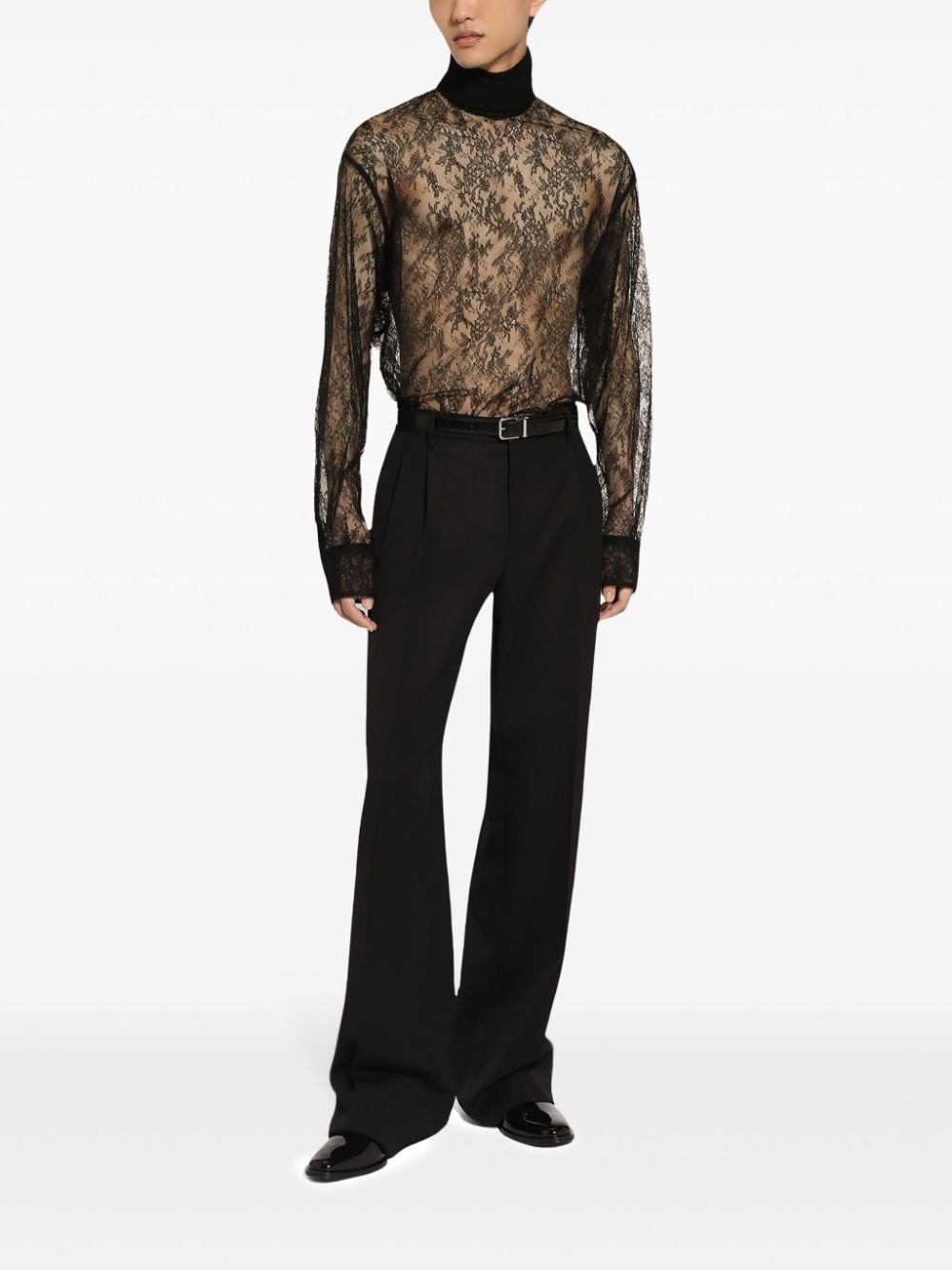 lace shirt - 2